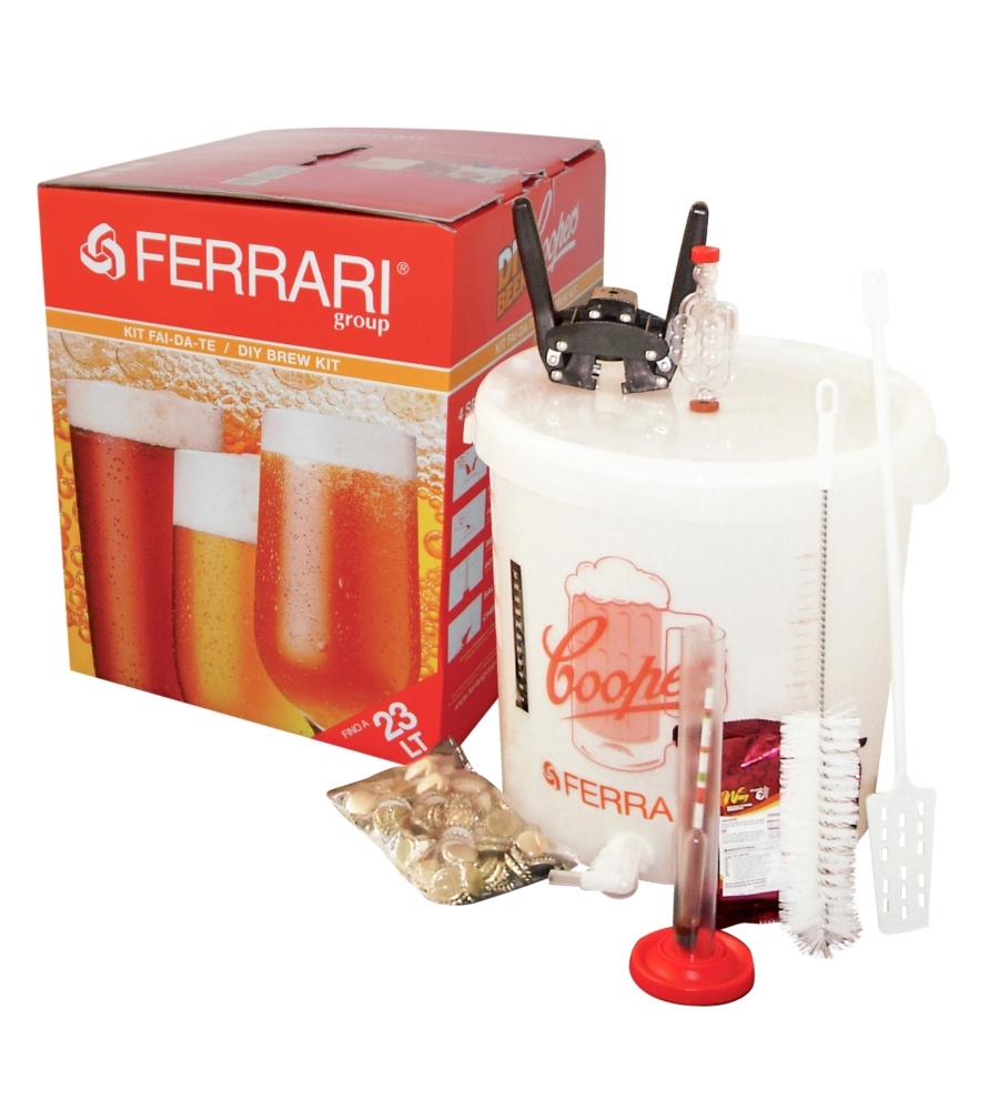 Kit per birra artigianale fatta in casa eco/lusso.